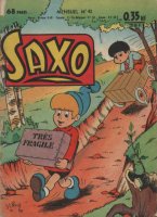 Scan d'une couverture Saxo dessine par  Jean-Louis Pesch